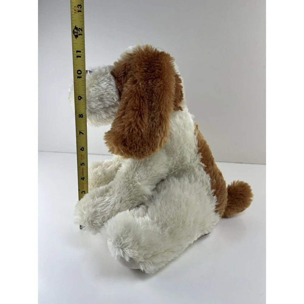 Aurora World Stuffed Animal Plush Hound Dog Two Toned Puppy 11” Sitting Dog Gift